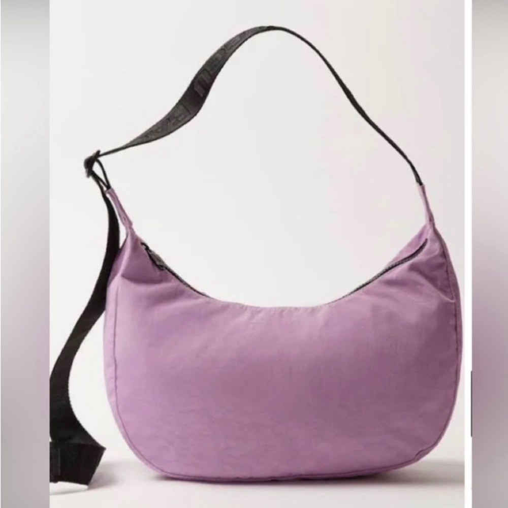 Baggu Medium Nylon Crescent Bag, Lavendar-